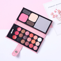Auto Wholesale 22 Color makeup Eye Shadow disc Composition 15 Color Eye Shadow 3 lip gloss 2 eyebrows 1 blush 1 Pink Cake