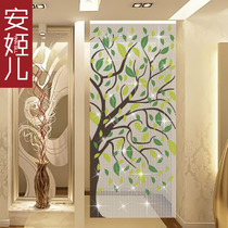 An Jier painted curtain lucky tree 17 beads curtain partition bedroom porch discount DIY curtain living room hanging curtain