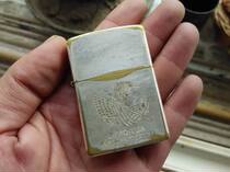 10 years ZIPPO copper shell silver plated American Eagle