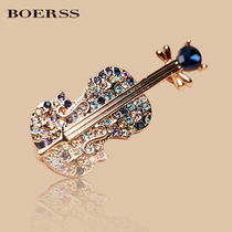 BOERSS new boy ribbon guitar brooch accessory male lady