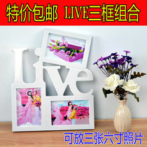 Hot sell 2017 new white live creative conjoined plastic European-style photo wall photo frame manufacturer