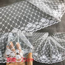 Bleached hard wide thin lace accessories DIY handmade skirt decorative side clothing accessories