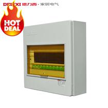 Delixi strong electrical cabinet socket distribution box air switch box PZ30 ten 10 loop surface-mounted wiring boxes