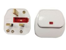 With switch indicator British standard wiring plug fuse 13A 250V British standard socket square foot BS1363