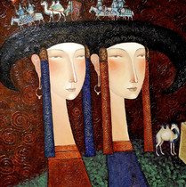 YC519 (Mongolia) Sayashahan Zambu (Zayasaikhan Sambuu) Painting Gallery