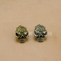 Handmade leather copper cloth buckle leather carving luggage leather belt decorative buckle (TC80)