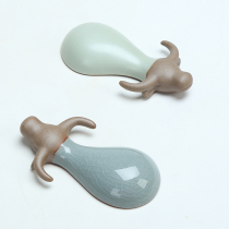 Mingfeng tea set Gokao tea pet decoration tea tray decoration Ruyao tea pet cattle small Buffalo tea pet ceramic