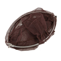 Micano folding stainless steel net pocket glue anti-hanging copy net head dense mesh mesh mesh head diameter 40cm