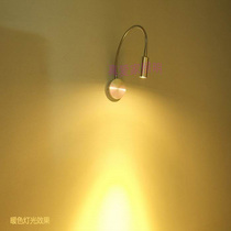 Promotional durable hose led spotlight astigmatism spotlight adjustable angle bedside wall light mirror front light painting Mirror Painting Light