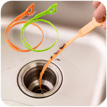 Pipe hair hair cleaner Sewer pass Toilet dredger Household sink anti-blocking cleaning hook