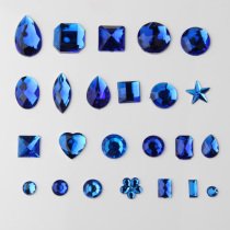 Bao Blue Ensemble Acrylic Drilling Without Hole Flat-bottomed Drilling Ornament Accessories Shoes Wear Cosmetic materials