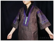Old embroidered clothes Miao tops Miao embroidery original national costumes 4-58