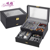  Original mens watch box jewelry box trendy mens wild jewelry storage box to send boyfriend and husband gifts
