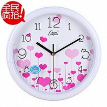 Kangba silent wall clock cartoon quartz clock bedroom living room home electronic clock creative clock hot sale Special