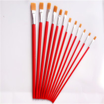 Nylon oil painting gouache watercolor childrens student art row stroke pen recommended acrylic paint pen row brush 6 packs