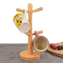 Solid Wood Mark Cup Shelf Home Suspended Drain Cup Shelf Coffee Cup Shelf Nordic Kitchen Cup Containing Shelf