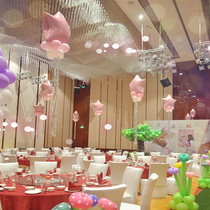 Five-pointed star aluminum film balloon wedding new house decoration Mid-Autumn Festival National Day company anniversary celebration store opening activities