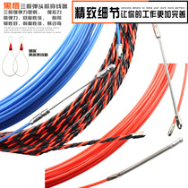 Electrician Wire Penetrator Electrical Wire Network Wire Penetrator Fiber Optic Track Leads with Roller Head Wire Wrap