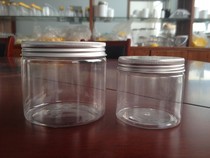 250g 500g Honey Bottle Aluminum Cap Straight Round PET Plastic Bottle Can Transparent Flower Tea (LG039)