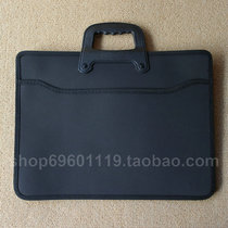 PP plate piece information bag briefcase file bag double layer file bag storage bag office supplies stationery bag briefcase