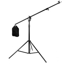 Yuer cross arm lamp stand top lamp rack dual-purpose two-in-one photography ceiling light Studio 3 meters 8 large lamp holder