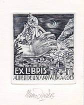 Netherlands-Wim Zwiers (Wim)-engraved book collection ticket Xiushan