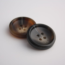 Patterned coat button buttoned with male and female upscale suit Mao suit button resin clothing four-eye torsion button