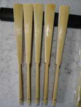 Inscription rice paper folding fan Wuyunshan people write calligraphy authentic water mill Jade bamboo carved ten inch handwriting play folding fan