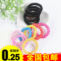 9 9 9 Headwear Hair Accessories Telephone Line Hairband Korean Hair Cord Children Headstring Rubber Band Accessories