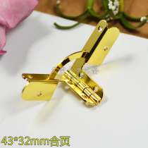 43 * 32mm Aircraft Hinge thousand Jin hinge spring hinge seven small hinge hardware accessories anti-theft buckle