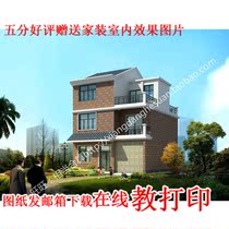 Garage Triple Villa Effect Guiturisu Tutu Neo countryside Self-built house Residential CD Design Thu 9X10 MiK