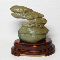 Songhua stone strange stone Maoshi original stone ornamental stone small boutique hand stone pictographic stone zodiac snake