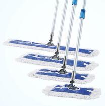 Baiyun standard type dust push dust cover Standard type dust push hotel mop Blue cotton line flat mop