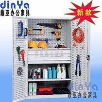 Promotional heavy-duty tool cabinet workshop locker hardware parts storage cabinet square hole hanging board accessories display rack