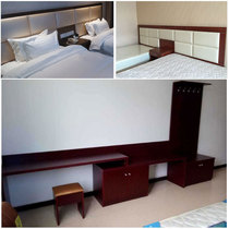 Express Hotel Furniture Full Bed Hotel 1 2 m Room Standard Room Single Bed Frame Homestay TV Cabinet Writing Desk