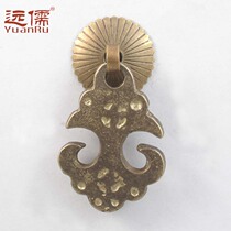 Far-Confucianism bronze sculpture Chinese imitation ancient Ming and Qing furniture accessories cabinet door copper drawer pull handle YRH1217