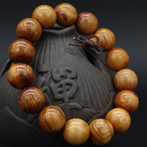 Natural red bean Cedar 15mm Cedar sandalwood beaded bracelet for men and women ornaments unwaxed