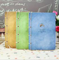 Super thick Japanese and Korean retro creative B5 16K line notebook blank sketch book graffiti book