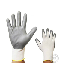 Chaomei Ding Qing Gloves Gray Gloves Gloves Gloss Semi-hanging Nylon Gloves Ding Qing Gloves