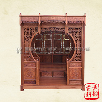 Antique furniture Burmese rosewood stepping bed Big fruit rosewood stepping bed Canopy bed Chinese princess bed