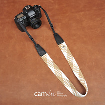 cam-in braided series professional fashion camera back strap universal interface cam8673