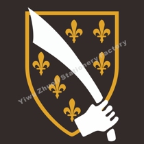 Bosnian Royal Bosnian Royal Black Flag 90X90CM Countries Flag Historical Flag Royal Flag War Flag Army Flag