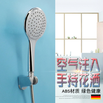 Bathroom shower room toilet ABS plastic handheld shower head shower air injection shower head