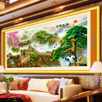 Full embroidery thread embroidery 2021 New Cross Stitch welcome pine Great Wall living room Diamond painting sticking Diamond diamond embroidery
