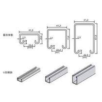 Germany Huiyu finished bracket support hanger C-steel U-steel channel steel Photovoltaic bracket FUS21T GAL