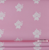 European Pure Paper Import Wallpaper Danish Kompis Pink Cozy Little Angel Girl Princess House Wallpaper