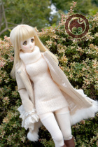 (Meow house)turtleneck sweater lapel sweater long DD SD BJD SDGR 1 3 3 points baby clothes in stock