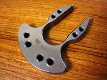 (Little tiger crab) stainless steel EDC keychain multi-purpose finger Tiger pendant hanging accessories