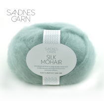 SANDNESGARN SILK MOHAIR SILK cardigan shawl thread scarf wool M109