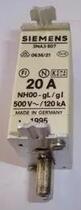 Siemens Fuse 3NA3807 NH00 20A 500V gG gL 3NA3804 10A